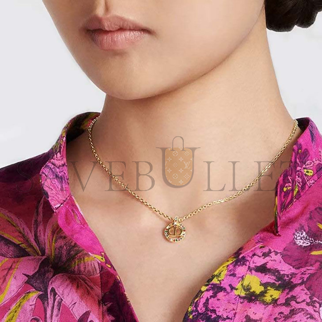 D*or petit cd necklace n2239womcy_01xu